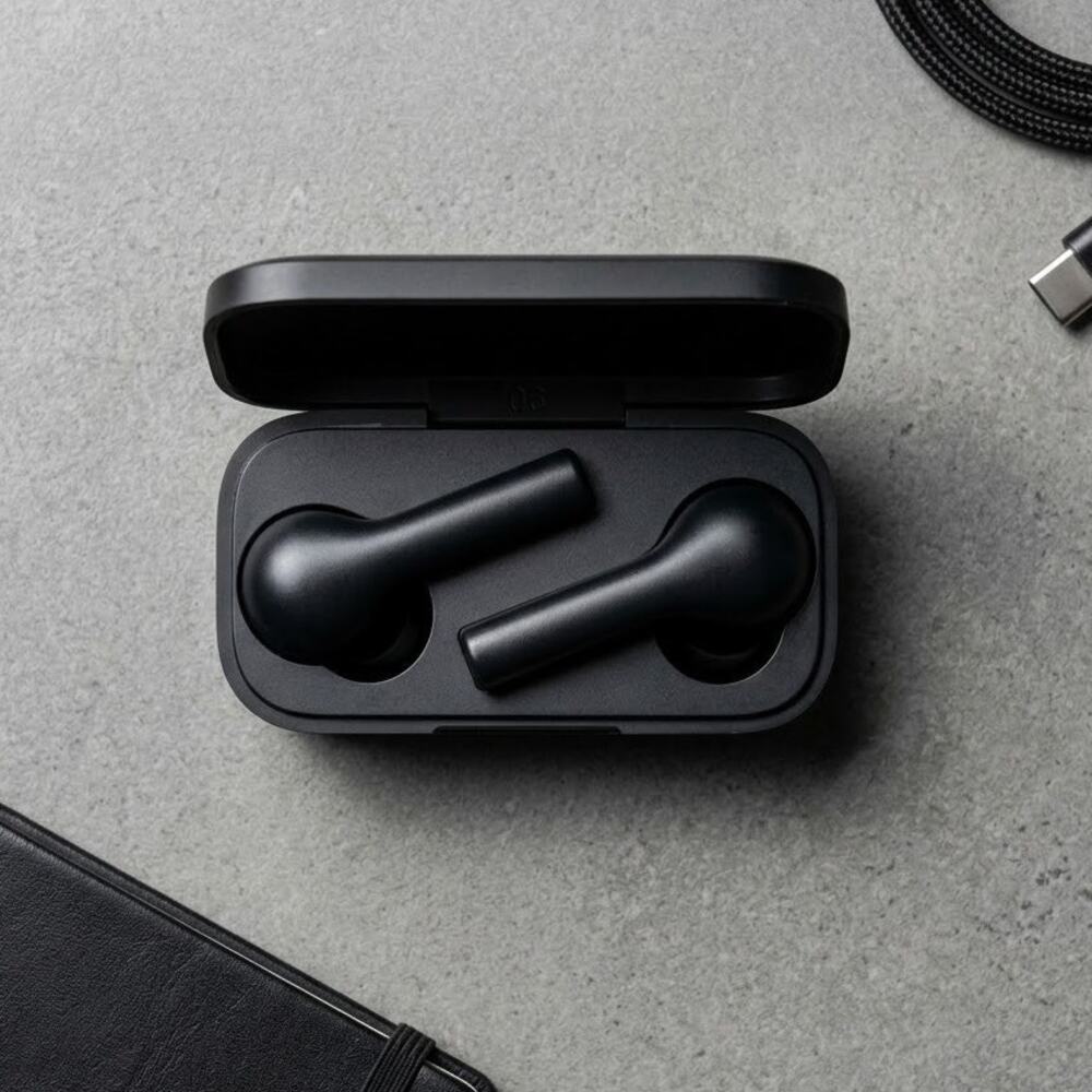 AUKEY True Wireless Earbuds Bluetooth Black Charging Case Tested & Sanitized